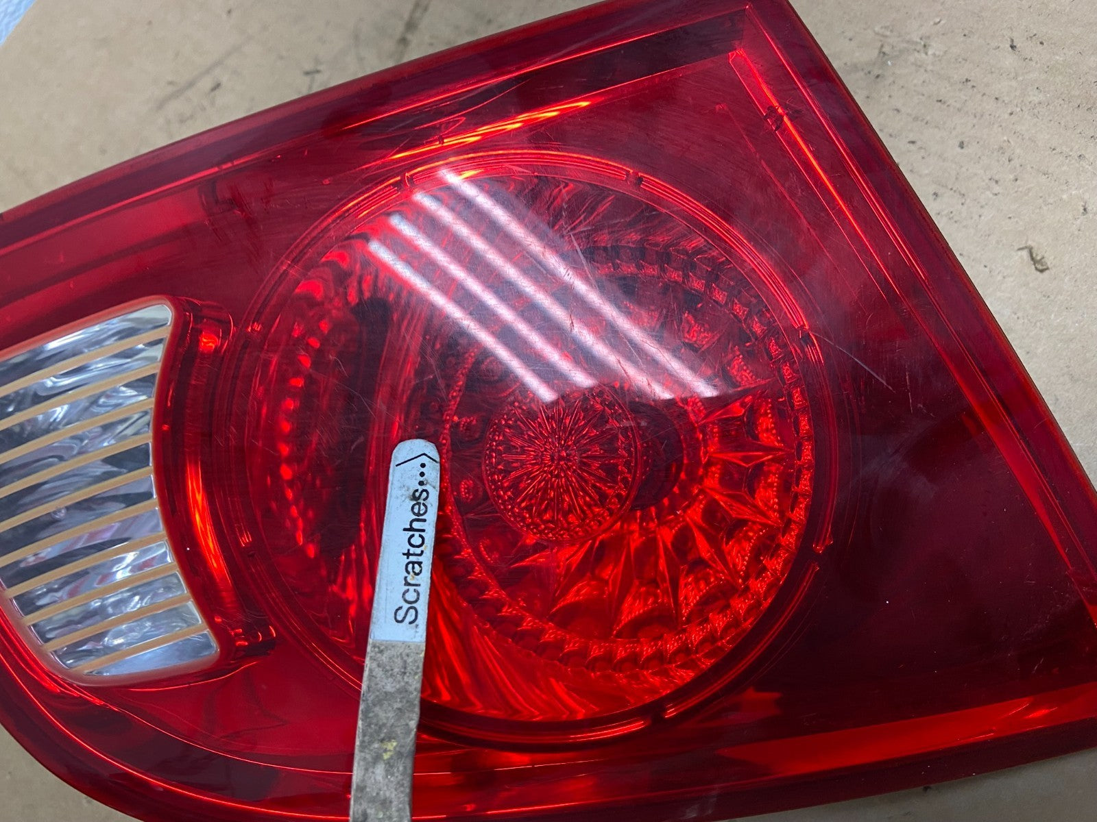2007 2008 2009 Hyundai Santa Fe Left Driver LH Tail Light Inner AC8532 DW3