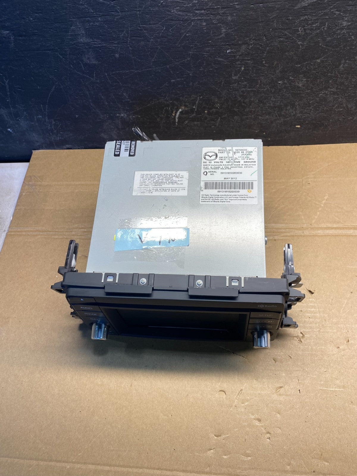 2013 - 2015 Mazda CX5 CX-5 Radio Navigation Player Screen Display AD4932 DG3
