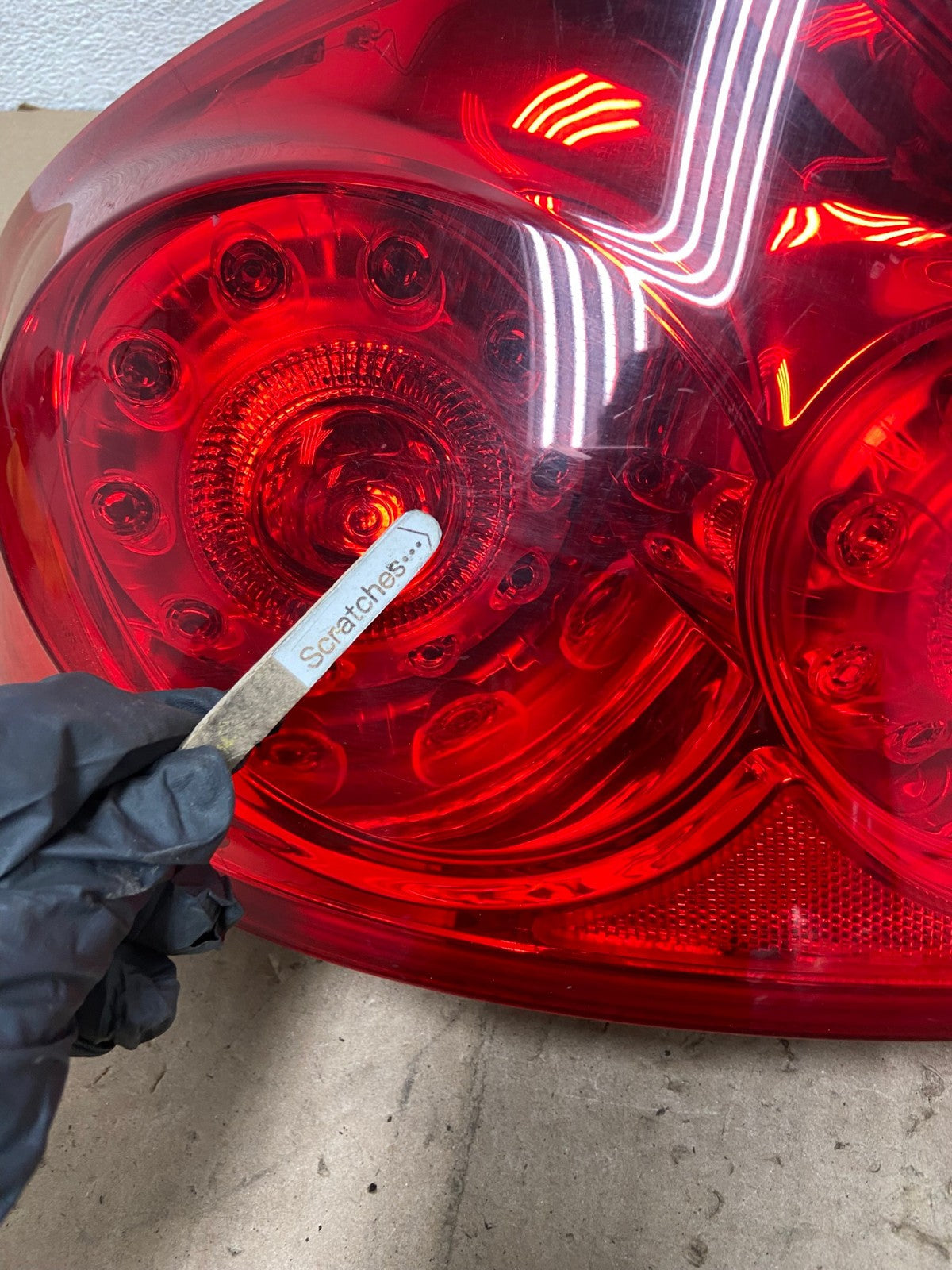 2007 to 2013 Infiniti G35 G37 Sedan Left Driver LH Side Tail Light AG5392 LK3