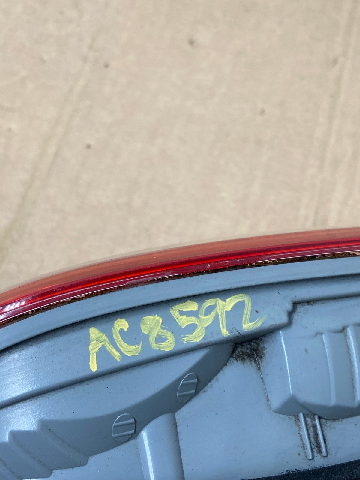 2007 2008 2009 Toyota Camry Right Passenger Rh Tail Light Inner AC8592 LK5