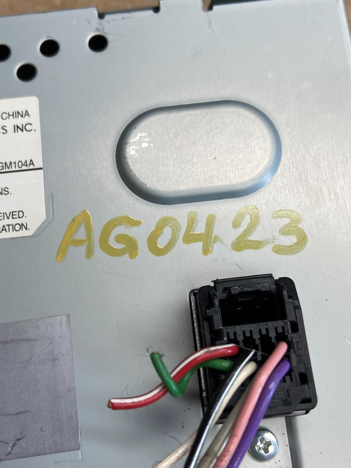 2010 - 2011 Chevrolet Equinox Radio Display Screen Information Dash Oe AG0423 DG6