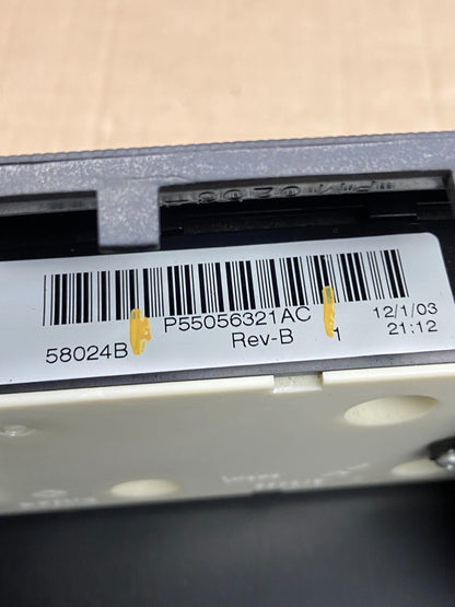 2002 to 2005 Dodge Ram Radio Climate Control Dash Air Vent Bezel Trim AD7220 DG5