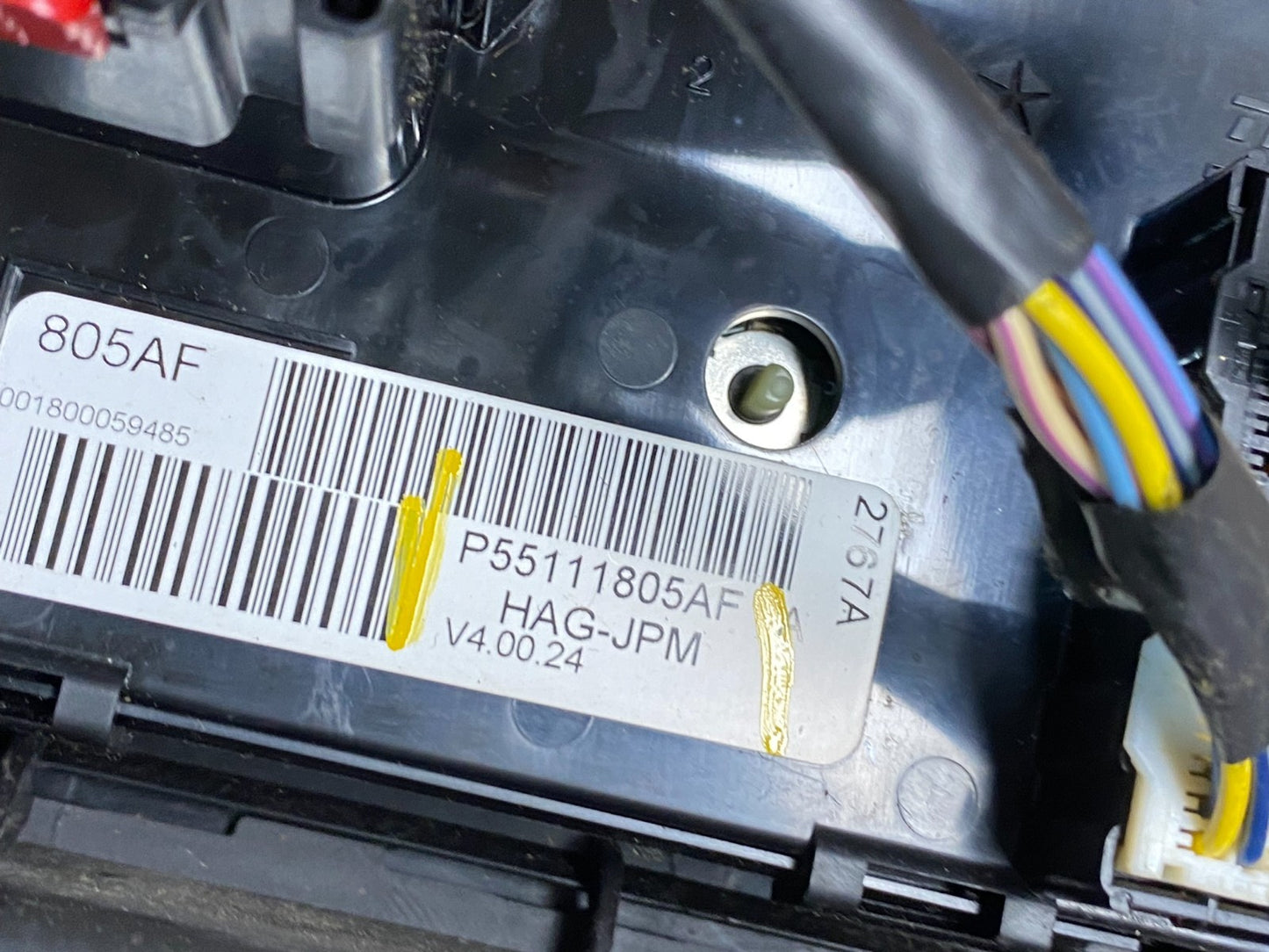 2008-2010 Dodge Grand Caravan  A/C Climate Control Unit Bezel Trim Oem P1899 DG7