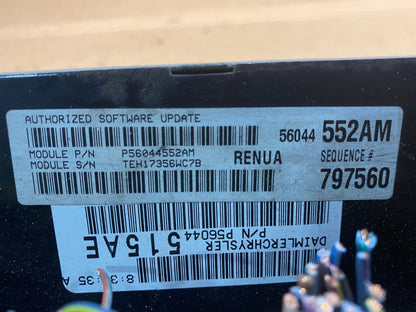 2005 Grand Cherokee Engine Computer 4.7L ECM ECU P56044552AM ac4393 DG2