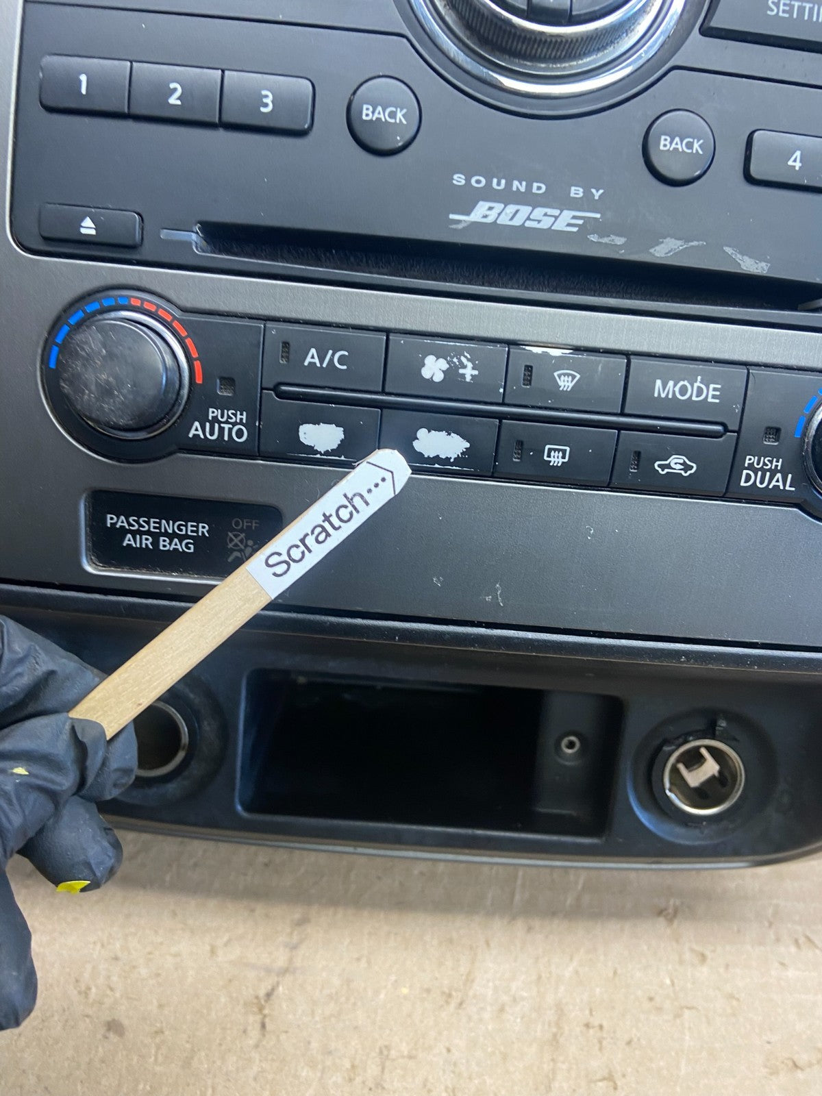 2008 to 2012 Nissan Armada Bose Radio CD Player A/C Climate Control OE ah5372 DG1