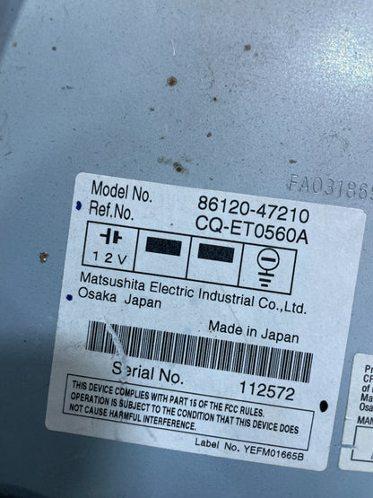 2006 to 2009 Toyota Prius OEM Radio AM/FM CD Player Oem U1503 DG6