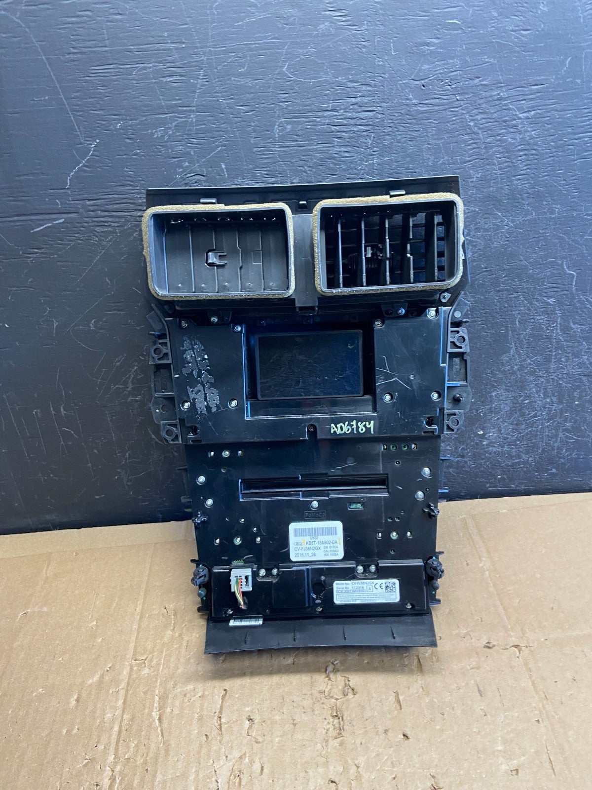 2019 Ford Explorer Radio Climate Control Trim Bezel Panel ad6784 DG3