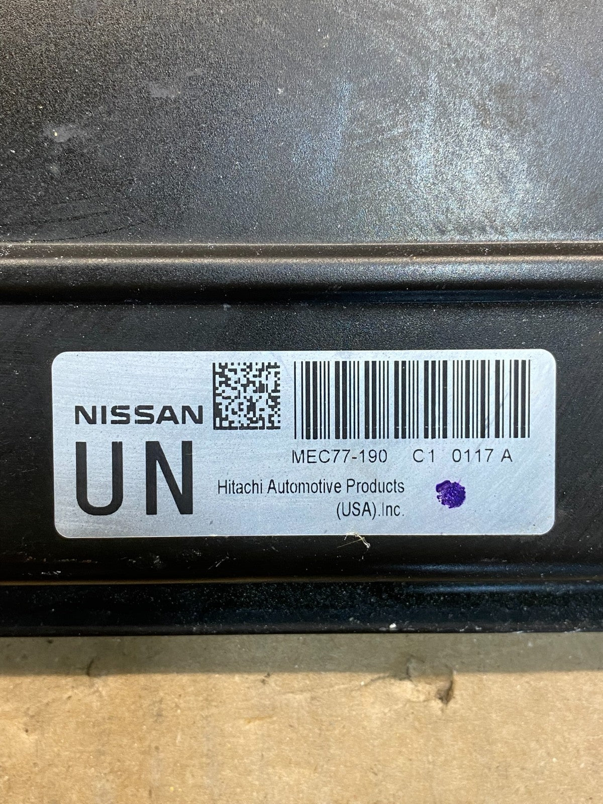 2010 Nissan Frontier Xterra 4.0L Engine Control Unit ECU ECM Module AG9403 DW2