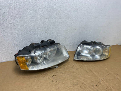 2002-2005 Audi A4 Sedan Left+Right Side Halogen Headlights AC7710 DW2