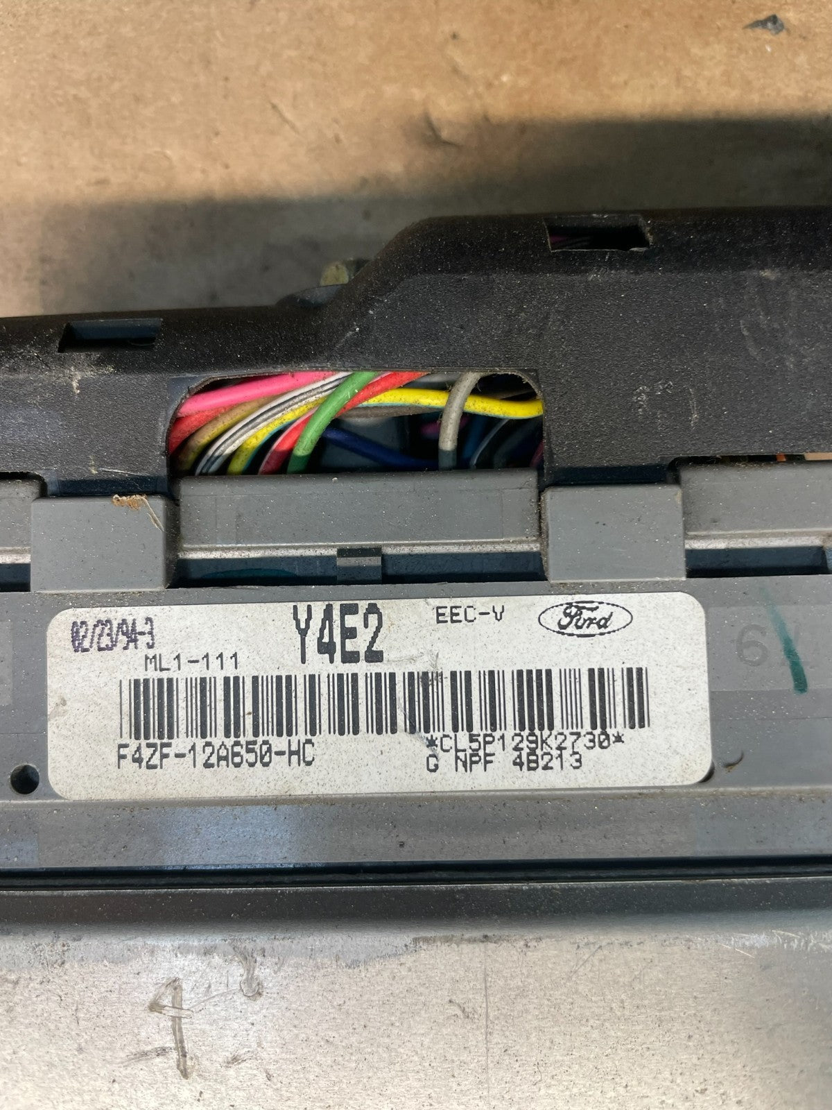 1994 1995 Ford Mustang 3.8L Engine Control Unit ECU Computer Module s8153 DG3