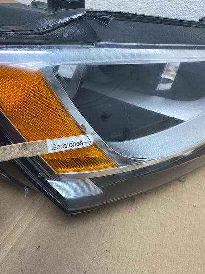 2011 to 2014 Volkswagen Jetta Right Passenger RH Headlight Halogen AD7950 DW3