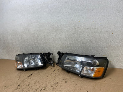 2003 2004 Subaru Forester Left+Right Headlights Halogen W3745 DW1