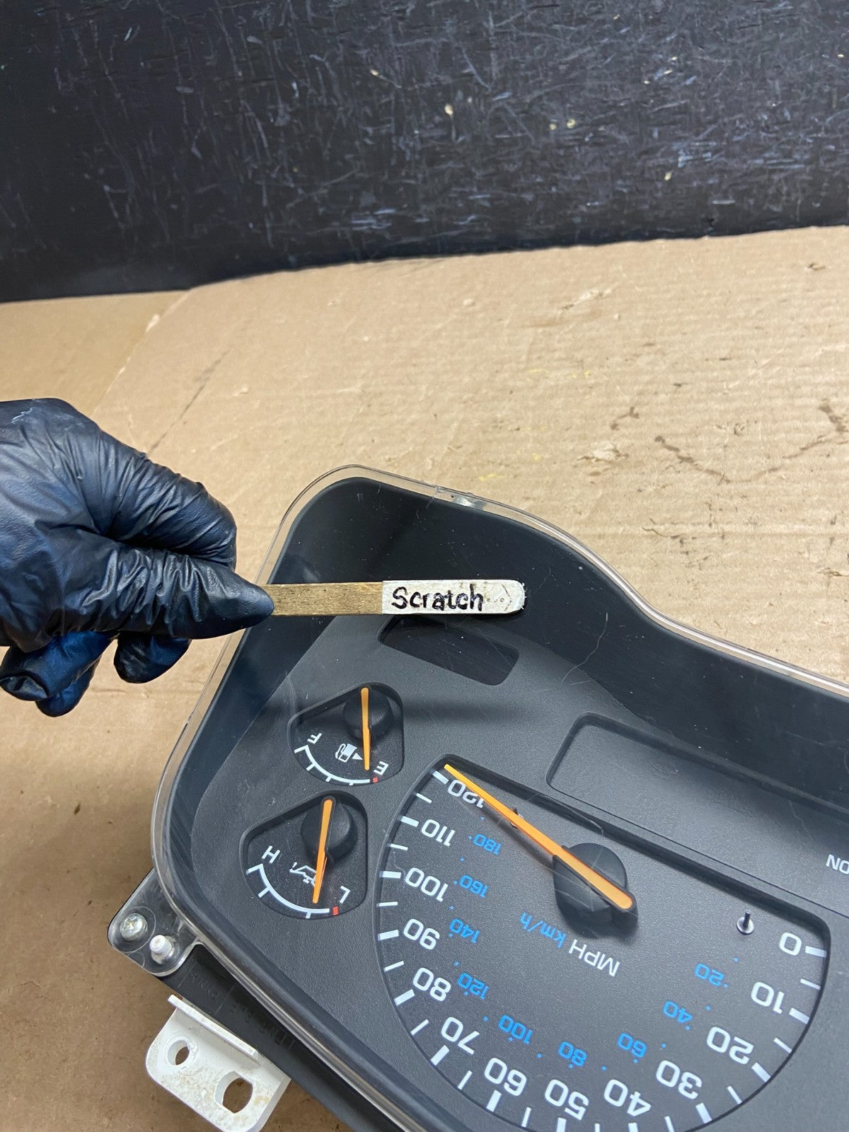 1998 to 2000 Dodge Dakota Instrument Speedometer Gauge Cluster AF21543