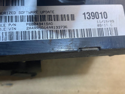 2008 to 2010 Dodge Grand Caravan Engine Computer Module ECM PCM ECU AF6671 DW2