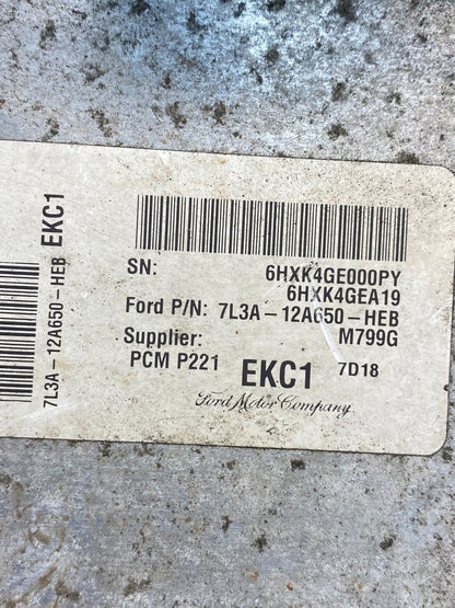 2007 2008 Ford F-150 F150 5.4L Engine Control Unit ECU Computer Module AG9699 DG2