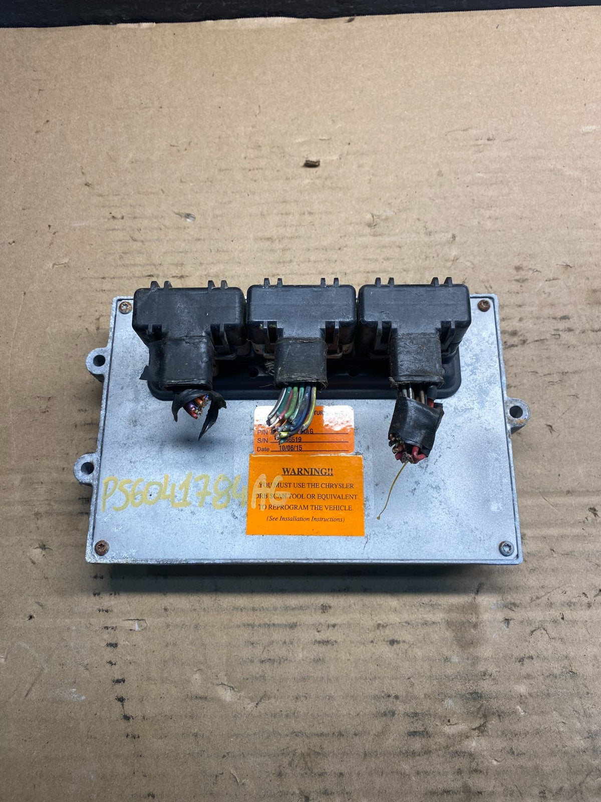 2001 Jeep Grand Cherokee 4.0L ECM Engine Control Computer 56041784ag AE2151 DG0