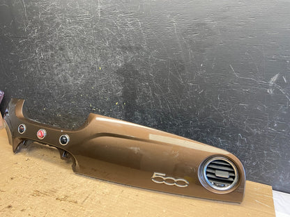2012 to 2019 Fiat 500 Front Center Dashboard Vent Trim Bezel Blue ae3869 DG2