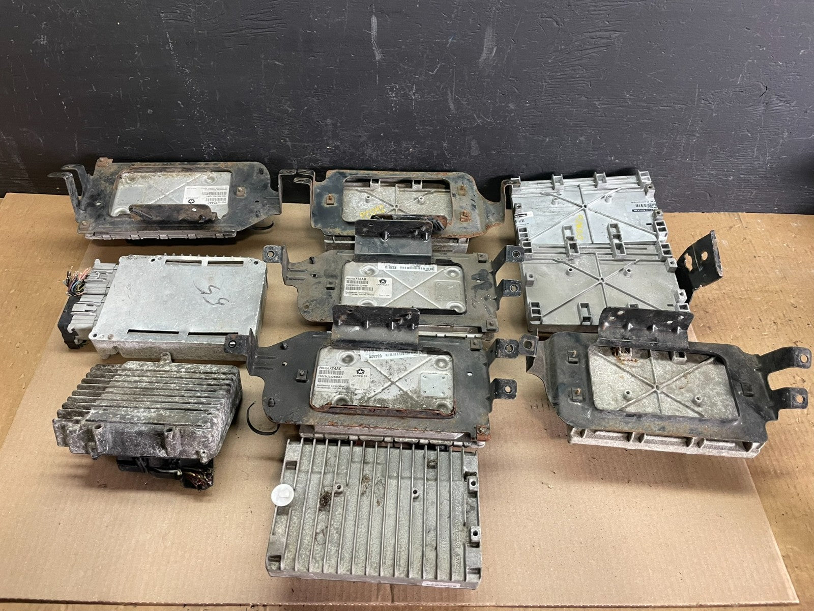 Mix of 10 Dodge ECM Engine Computer Module AB78301