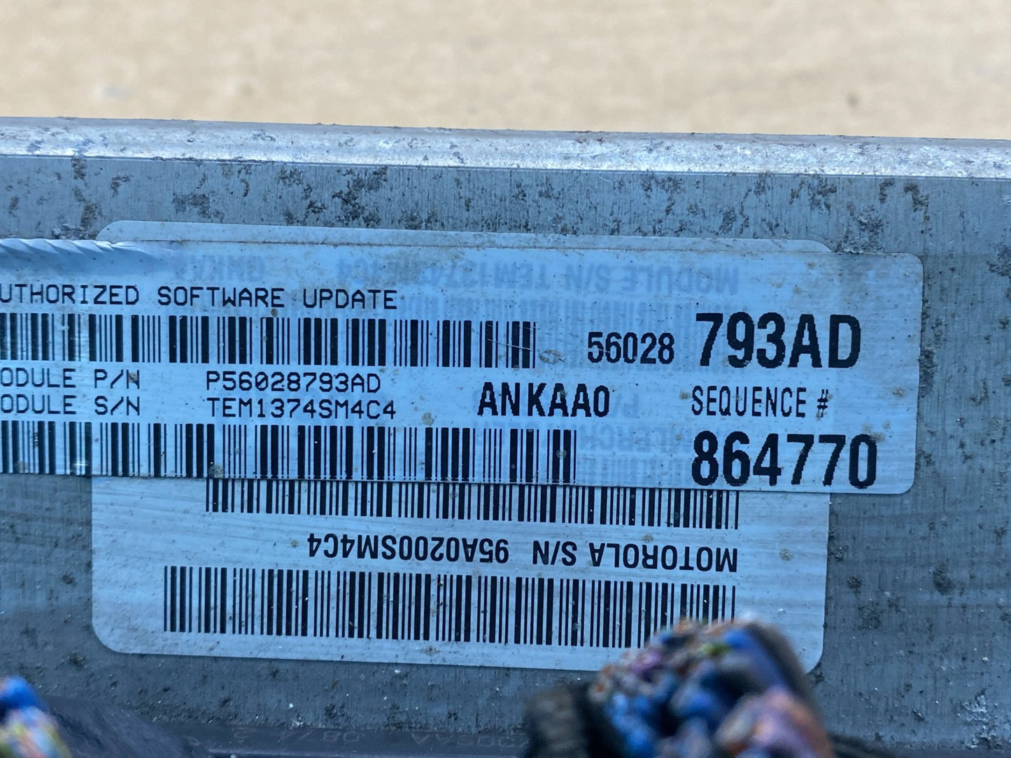 2004 Dodge RAM 1500 4.7L ECU ECM Engine Control Computer Module af7757 DG2