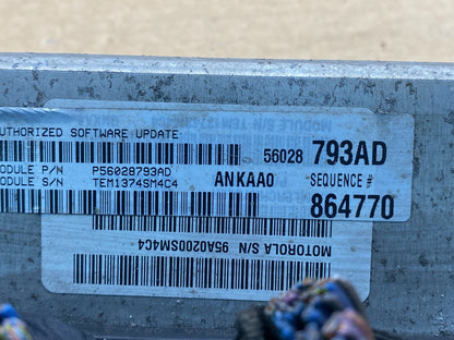2004 Dodge RAM 1500 4.7L ECU ECM Engine Control Computer Module af7757 DG2