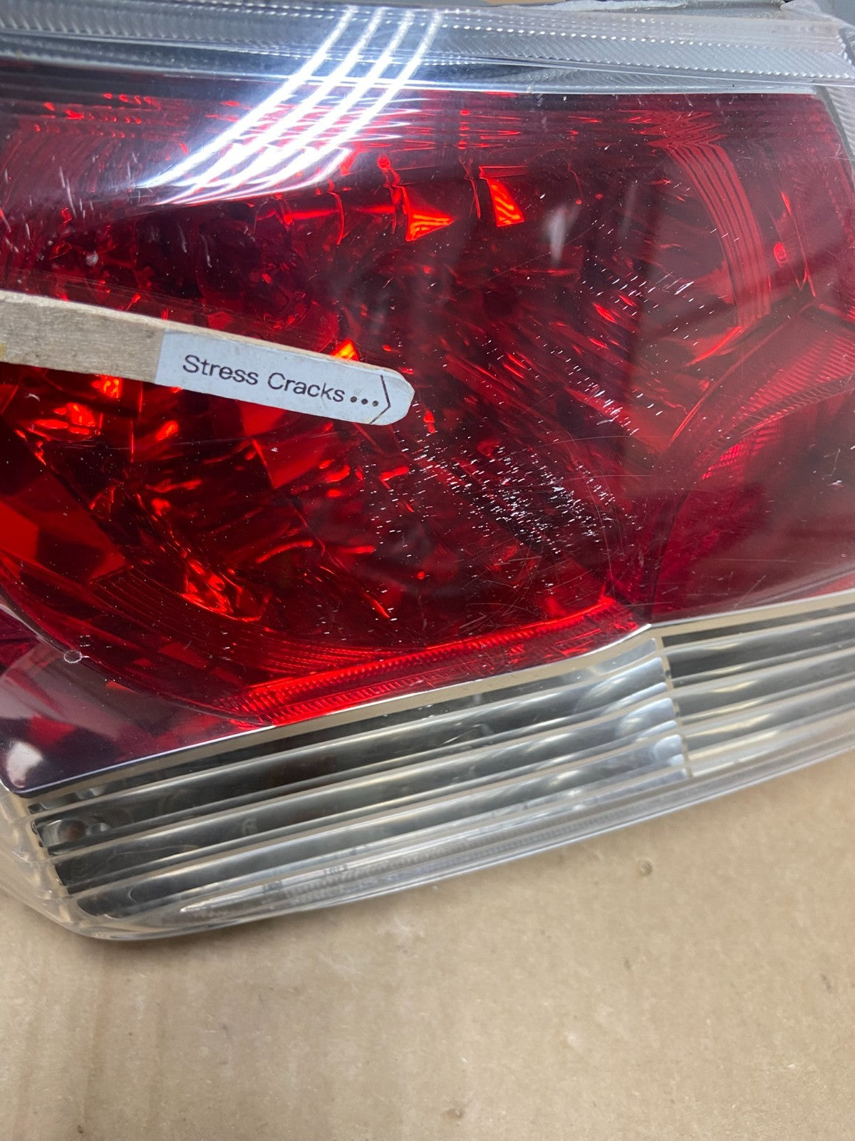 2008 to 2012 Honda Accord Sedan Tail light Left Driver LH Side AF7301 DW4