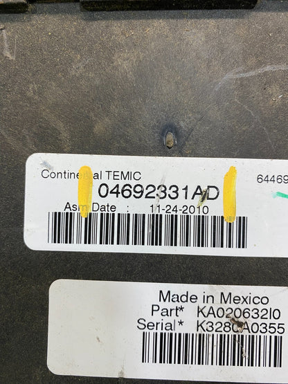 2011 Liberty Nitro TIPM Power Integrated Fuse Box Module Oem ab4099 DG6
