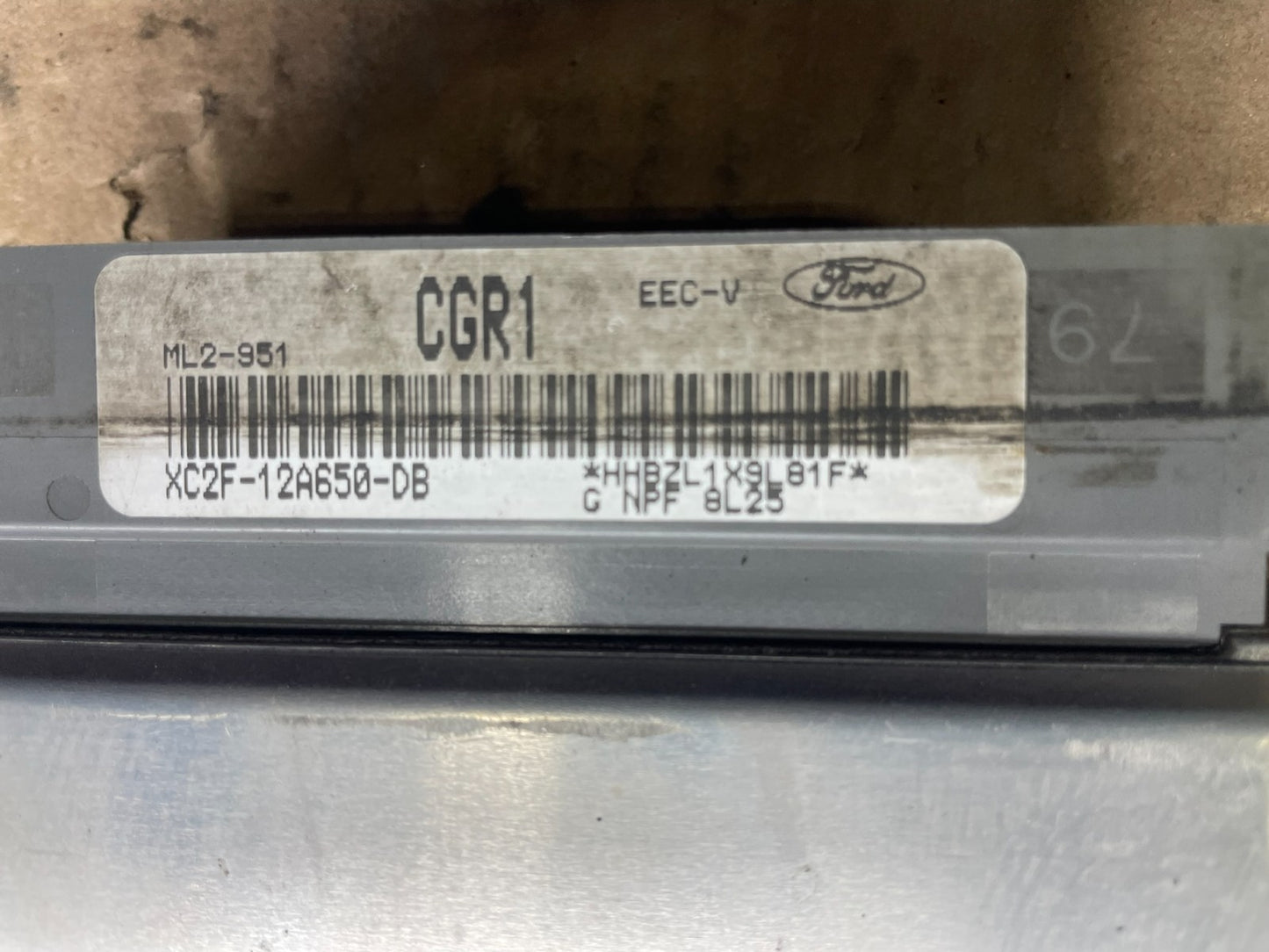 1999 Ford Van E150 E250 4.2L Engine Computer Ecm Ecu XC2F-12A650-DB Q1133 DG2