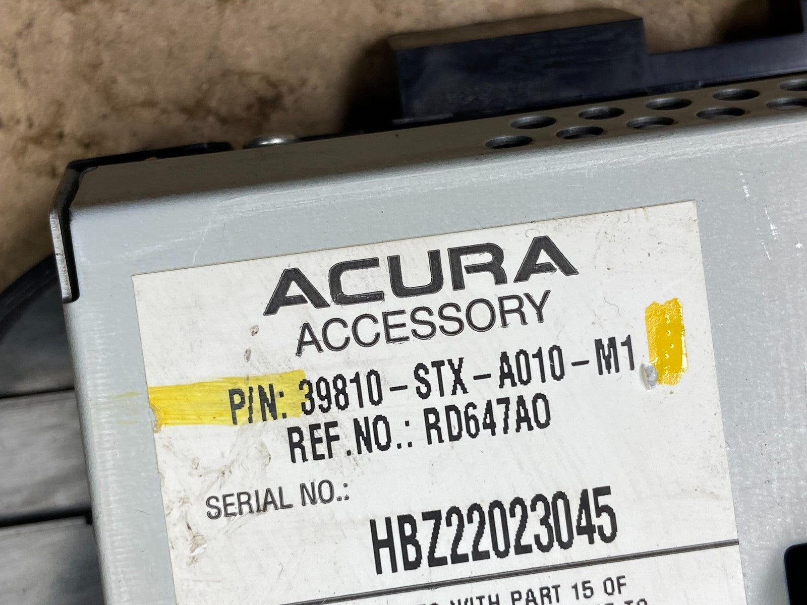 2007-2009 Acura Mdx Radio Screen Display Navi Navigation Receiver OEM u5714 DG6
