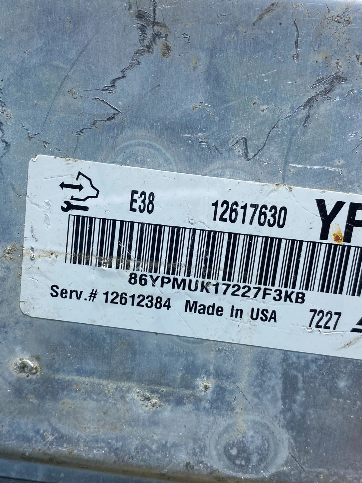 2008 2009 Chevrolet Silverado Engine Control Module ECM ECU AH9643 DW2