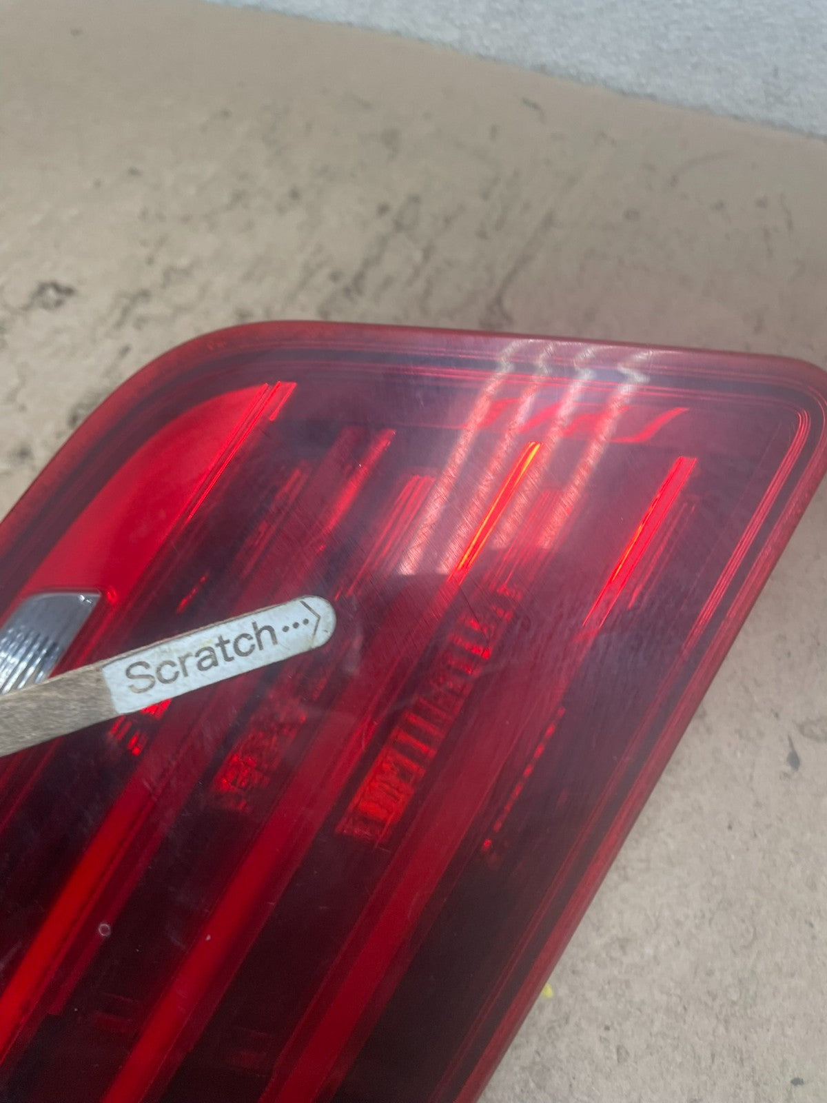 2011-2013 BMW 5 F10 Rear Left Driver LH Trunk Inner Tail Light OEM Q5340 DW3