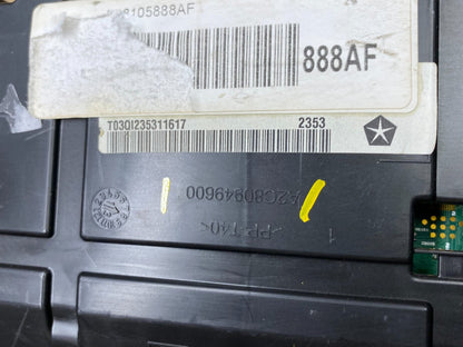 2014 Jeep Cherokee Speedometer Cluster Trim Bezel t9309 DG7