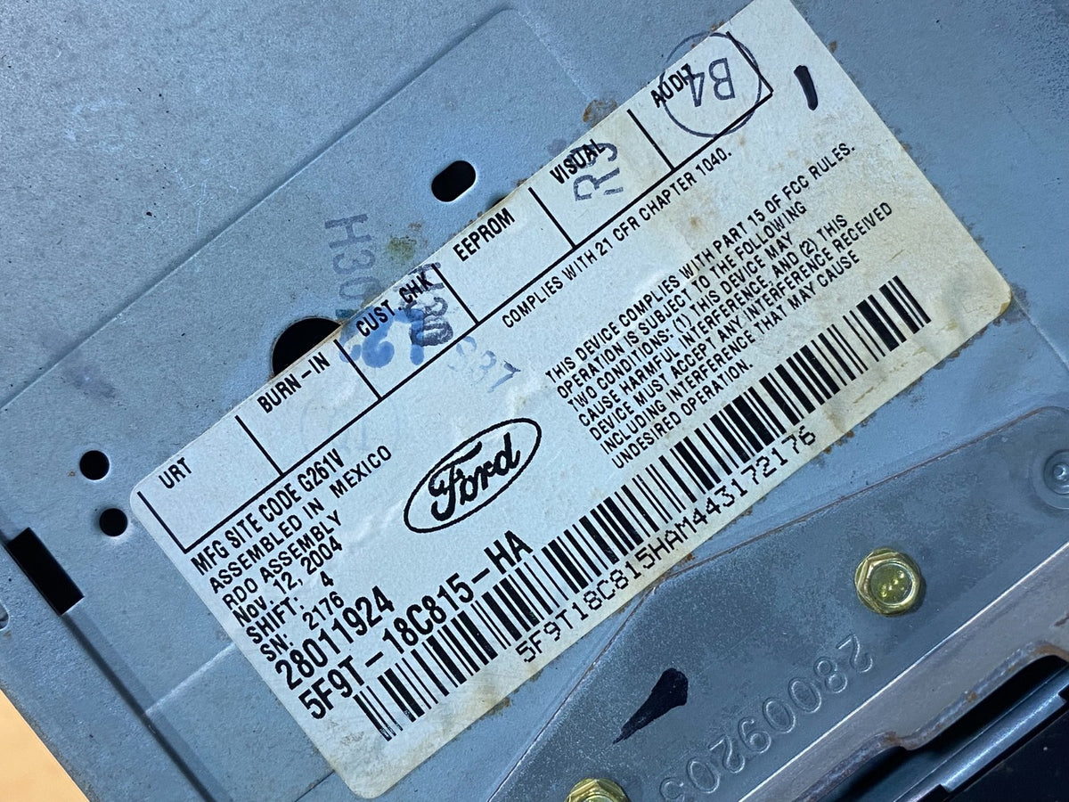 2005 2006 2007 Ford Freestyle Explorer Radio 6 CD Player AM/FM ai7651 DG6