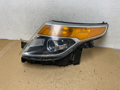 2011 to 2015 Ford Explorer Left Driver LH Halogen Headlight AH2941 DW0