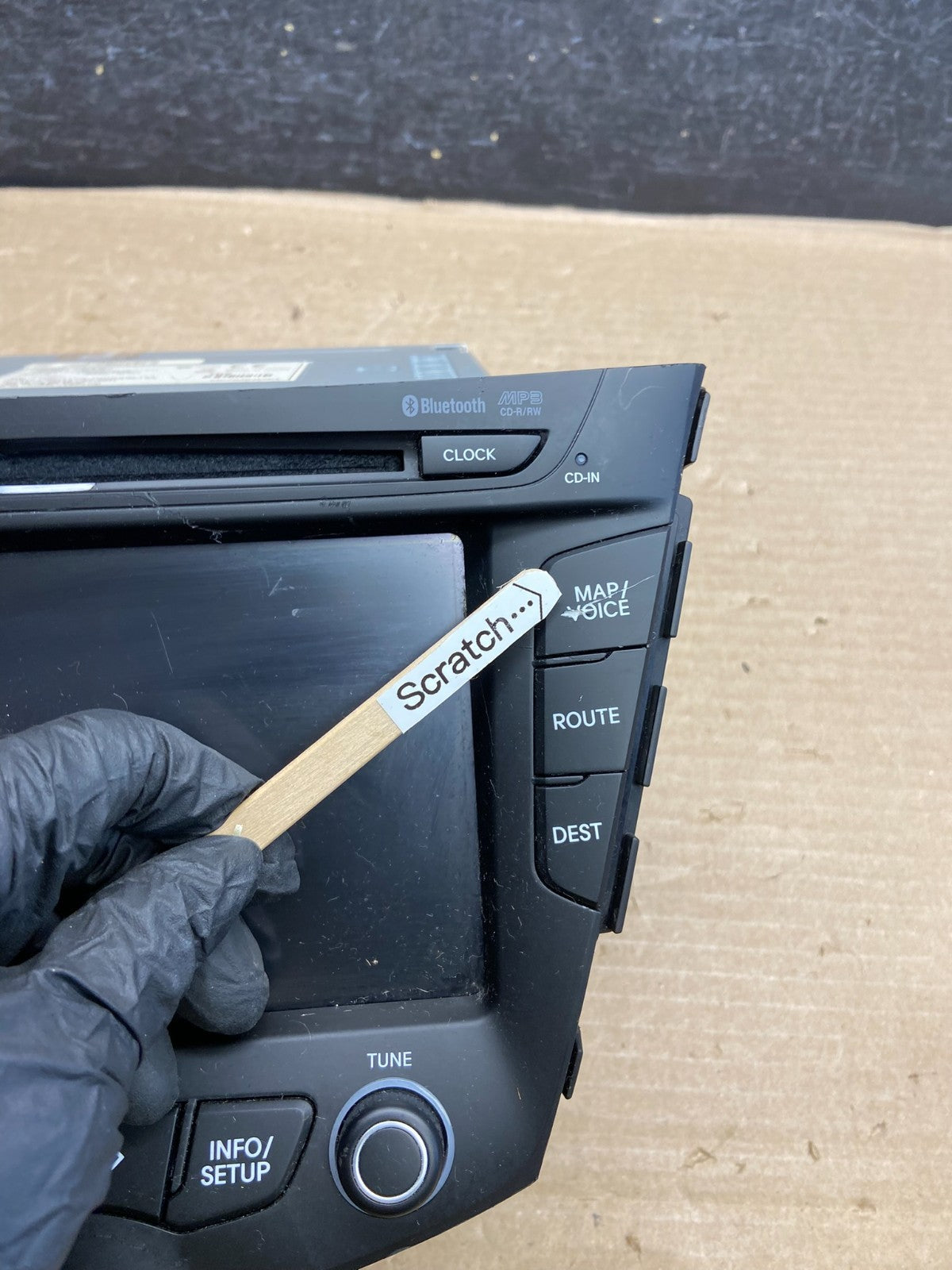 2012 - 2014 Hyundai Veloster Radio Receiver Display Screen 96560-2v701 AH3614 DG2