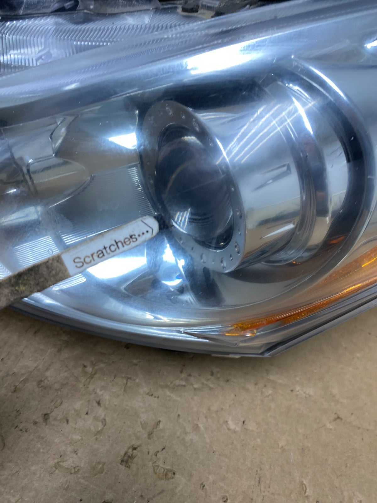 Sedan 4Door 2010 to 2013 Infiniti G37 Left Driver Headlight Xenon AG1121 DW3