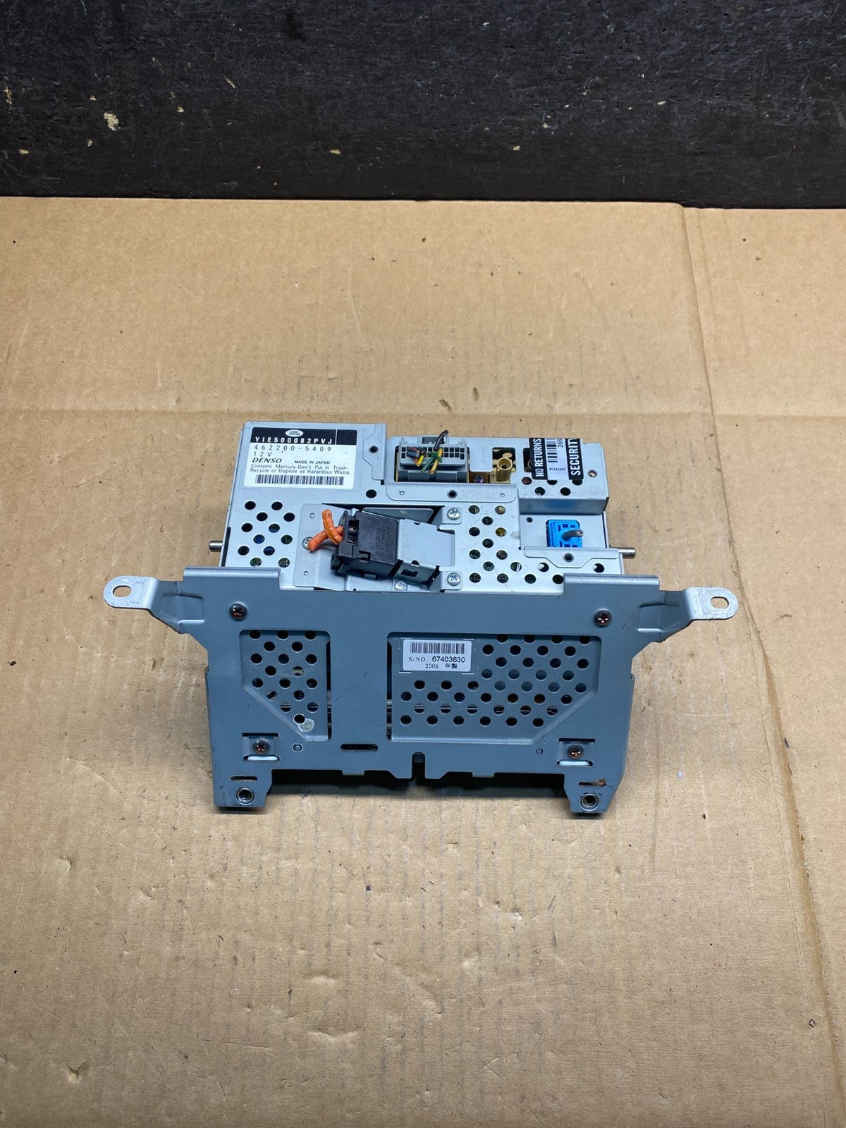 2006-2009 Land Rover Range Rover Screen Navigation Radio Display AI7657 DG5