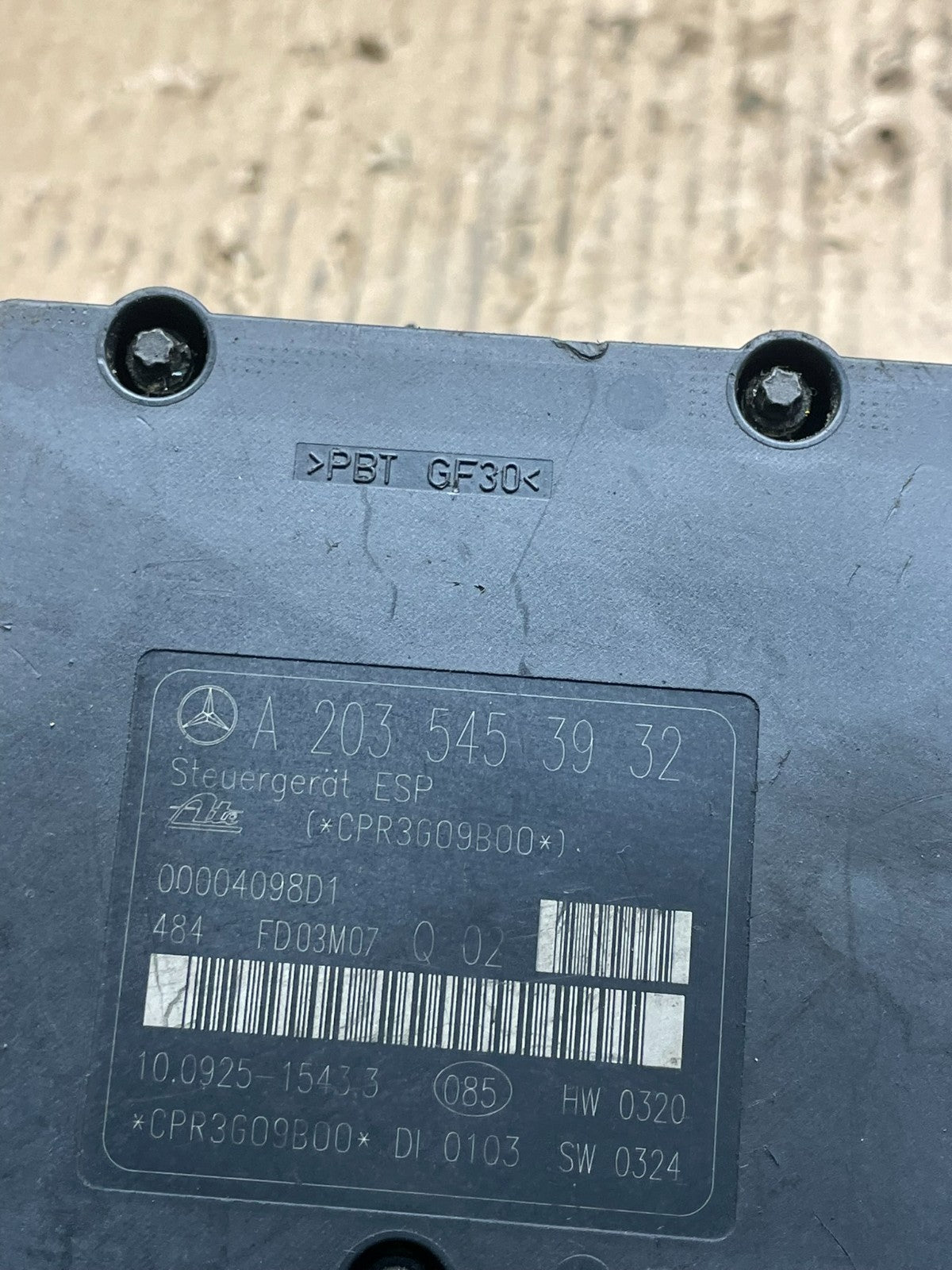 2007 to 2014 Mercedes C-Class ABS Anti Lock Brake Pump Module U9163 DG7