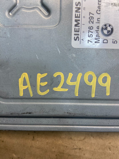 2007 - 2011 BMW 328i 128i E90 ECM ECU Engine Computer 7576636 AE2499 DG3
