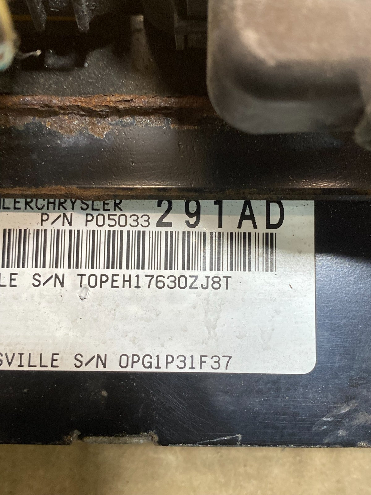 2004 2005 Chrysler PT Cruiser 2.4L Engine Computer Module ECM ECU AF9006 DG2