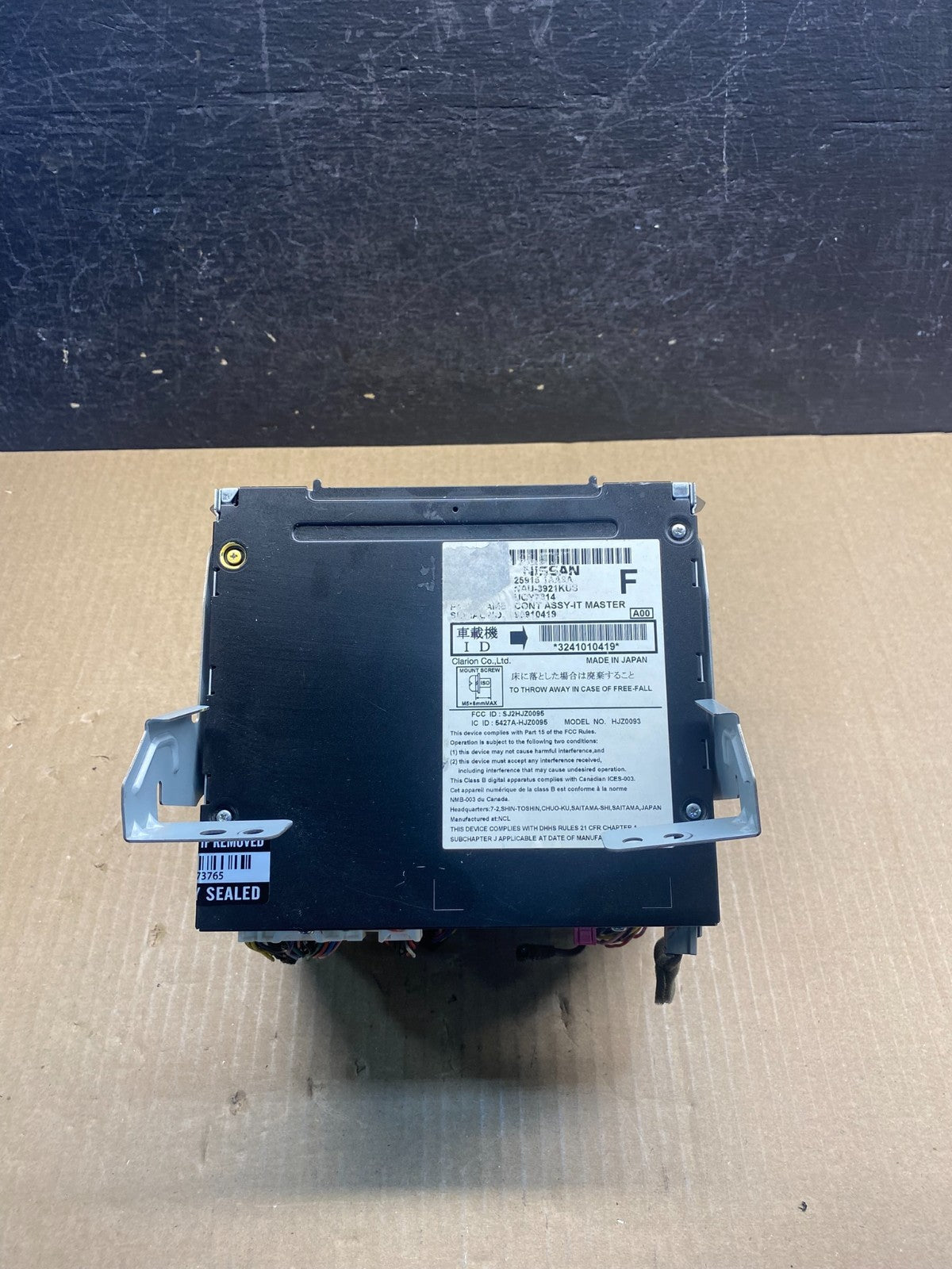 2009 - 2010 Nissan Murano Maxima M35 M37 BOSE Radio CD Navigation AG3809 DG3