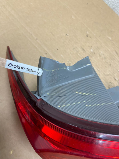 2011 to 2017 Nissan Quest Left Driver LH Side Tail Lights Oem AB4710 LK4