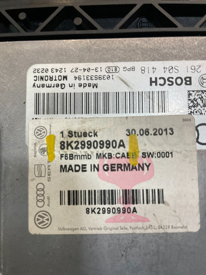2009 Audi A4 Quattro 2.0L ECM Engine Control Module 8k2990990a V1917 PS3
