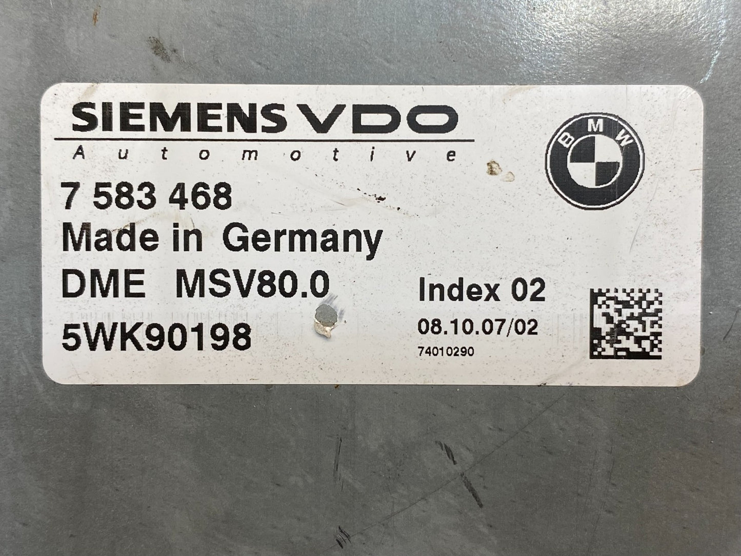 2007 to 2010 Bmw 323i Ecm Ecu Engine Computer AF4094 DW2
