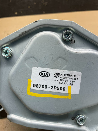 2014-2015 Kia Sorento Rear Glass Windshield Wiper Motor w4327 DG6