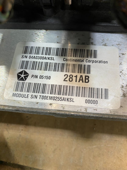 2008 Dodge Durango 5.7 Computer Engine Computer PCM ECU 05150281AB AB3777 DG2