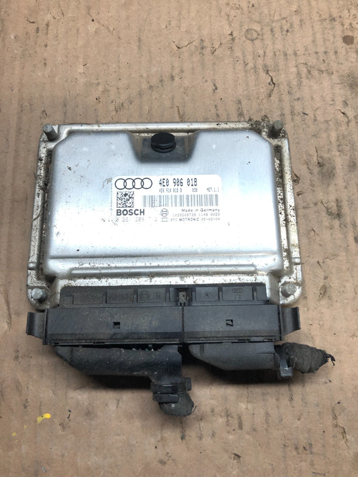 2005 2006 Audi A8 Engine Control Computer Ecu ECM 4E0906018 F6293 PS0