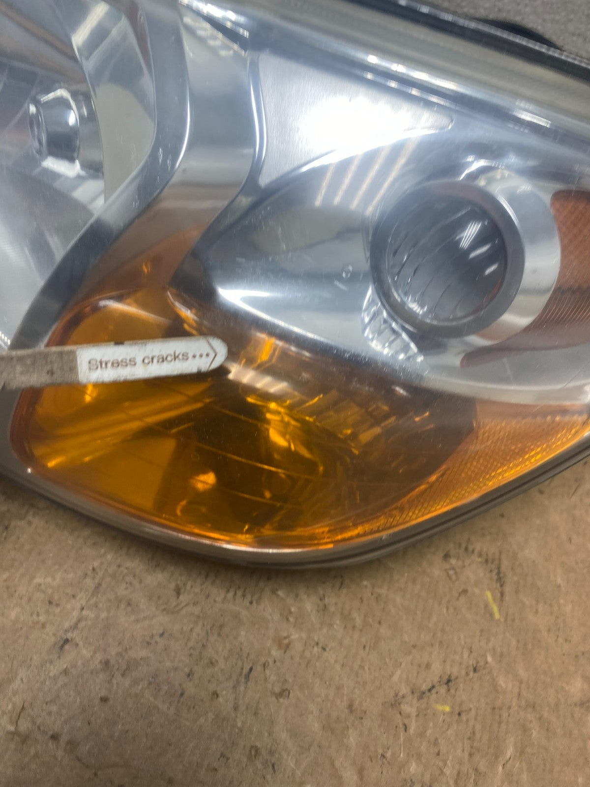 2007 2008 2009 Kia Spectra Left Driver Lh Side Headlight S7404 DW3