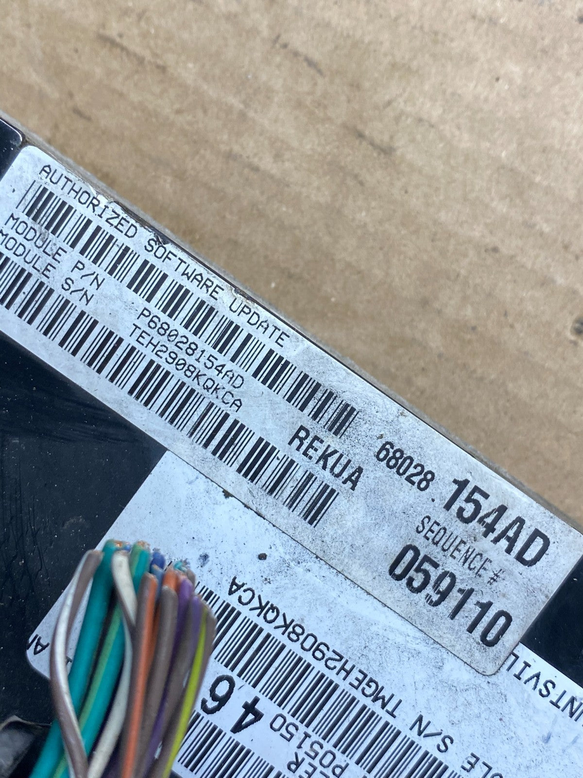 2009 to 2010 Jeep Grand Cherokee Computer Engine Control ECU ECM AI7541 DG2