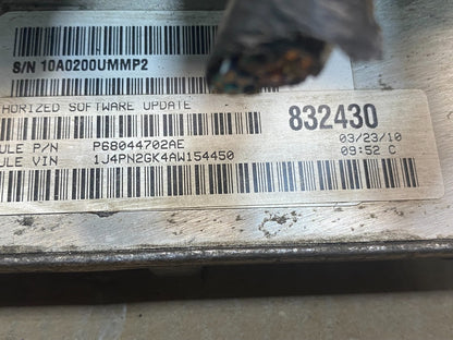 2010 Jeep Liberty Nitro 3.7L Engine Control Unit ECU ECM p68044702AE AE7736 DW2