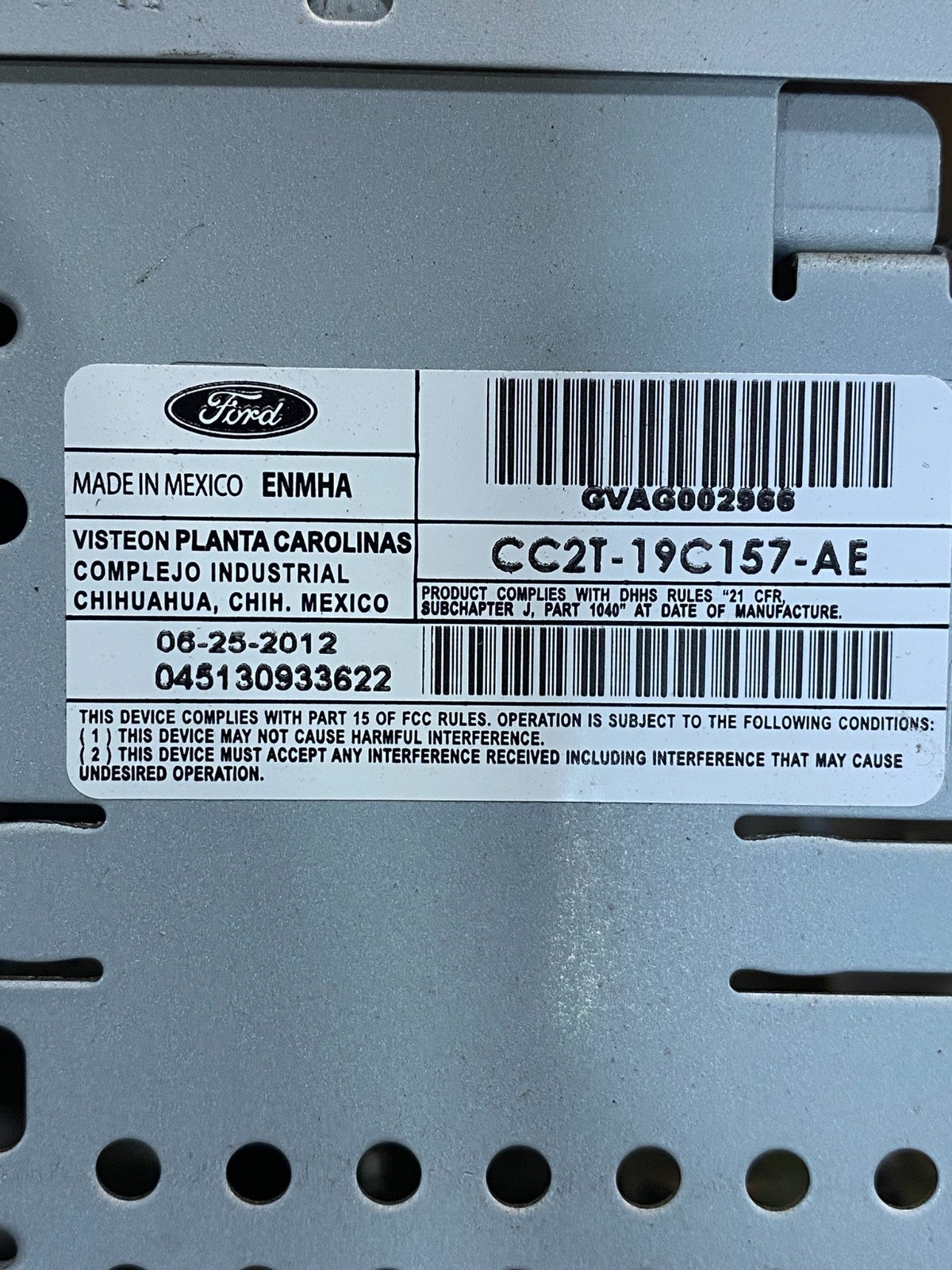 2008-2013 Ford E150 E250 E350 AM FM Radio Stereo Receiver ad9829 DG6